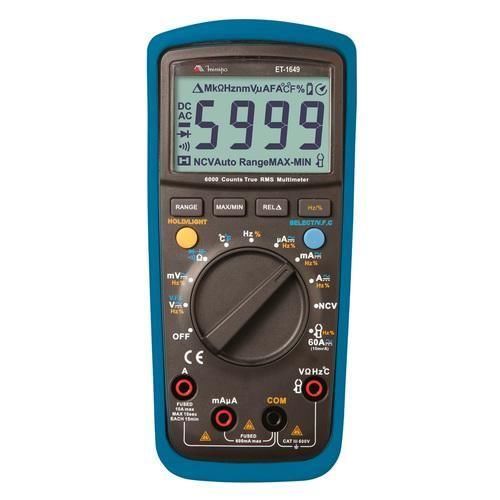 Multímetro digital portátil - ET-1649 Multímetro digital portátil - ET-1649