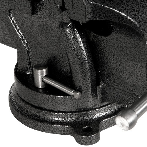 Torno de bancada com base giratria n 5 em ferro nodular