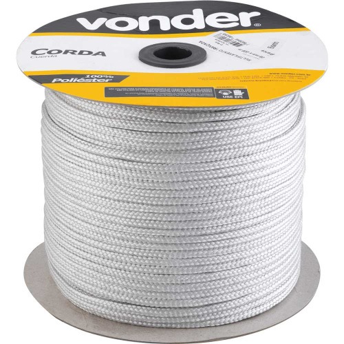 Corda multifilamento tranada 8 mm rolo com 228 metros 