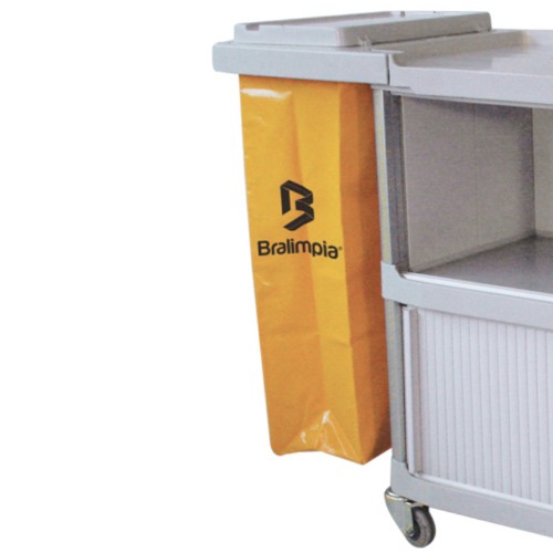 Carro funcional extra com 2 bolsas com porta - CAAMAM