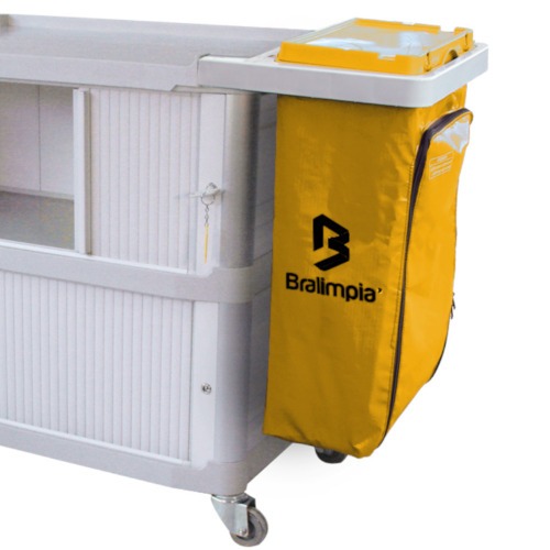 Carro funcional extra com 2 bolsas com porta - CAAMAM