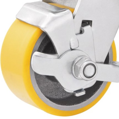 Rodzio giratrio de poliuretano e ferro fundido 6