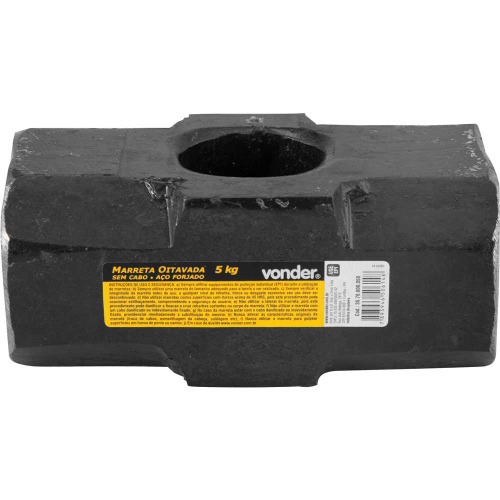 Marreta oitavada 5 kg sem cabo - 30.78.000.050