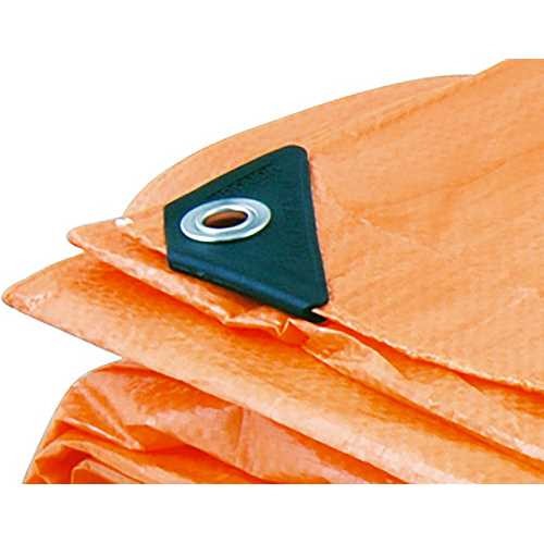 Lona de polietileno laranja 6 m x 5 m