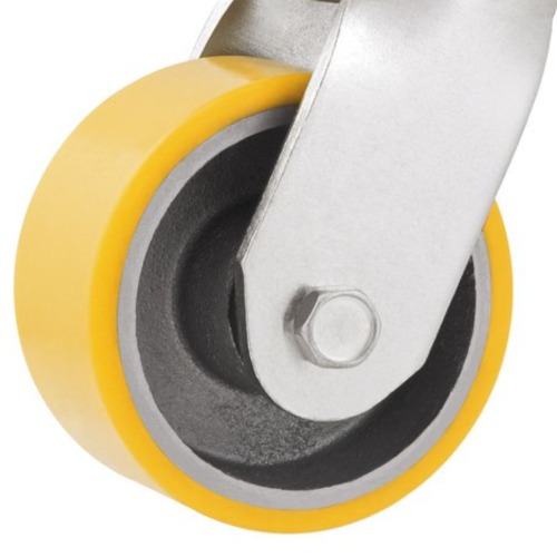 Rod�zio girat�rio de poliuretano e ferro fundido 5