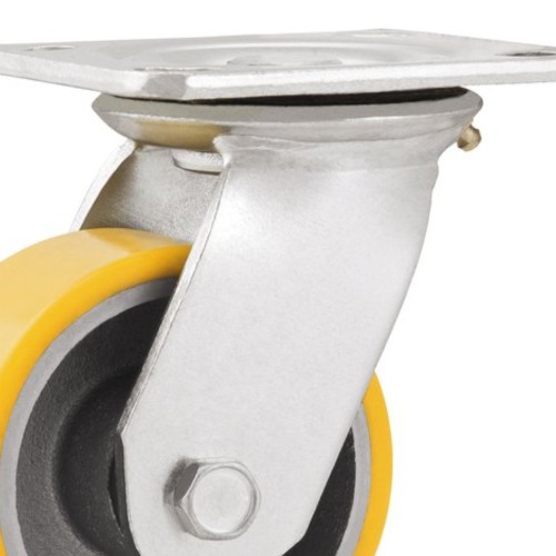 Rod�zio girat�rio de poliuretano e ferro fundido 5