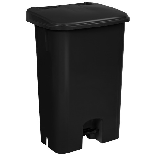 Cesto coletor de lixo com pedal 100 litros com rodas - CP11PR