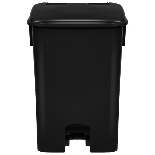 Cesto coletor de lixo com pedal 100 litros com rodas - CP11PR