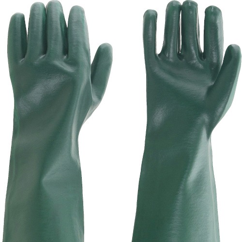 Kit 5 pares de luva pvc lisa com forro de algodo 65 cm - PLV 0065