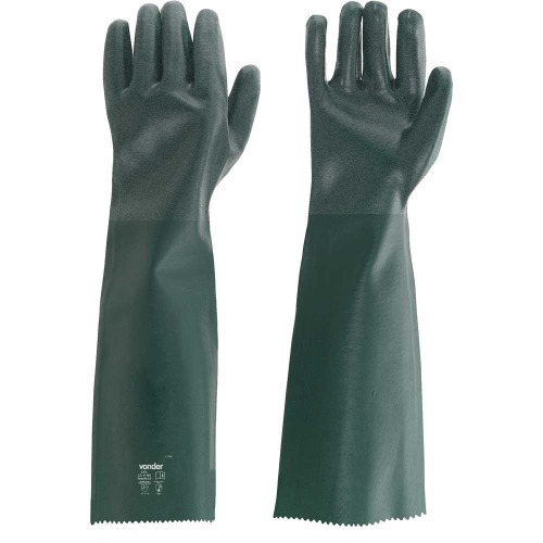 Kit 5 pares de luva de pvc spera com forro 56 cm - PAV 0056