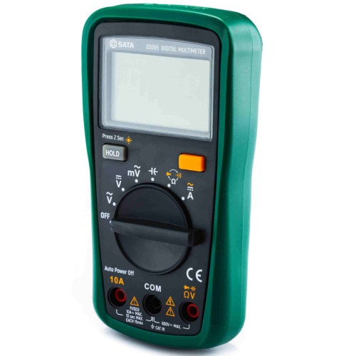 Multímetro digital mini 600V CAT III DC/AC - ST03005 Multímetro digital mini 600V CAT III DC/AC - ST03005