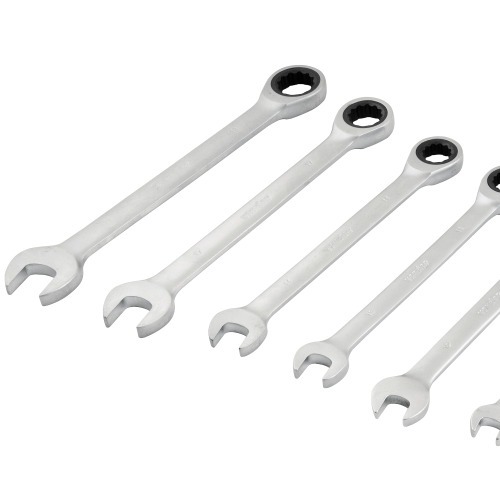Jogo de chave combinada com catraca de 8 a 19 mm com 7 pe�as