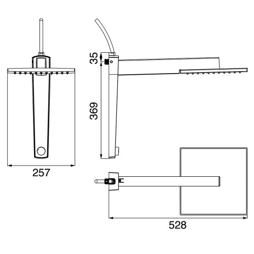 Chuveiro eletrnico 6800 watts 220V branco - Acqua Century