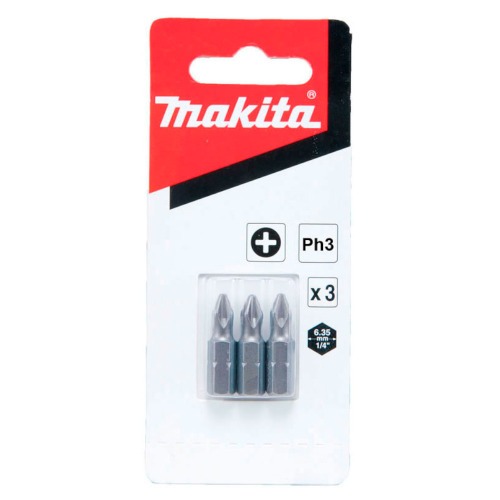 Jogo de bits philips ph3 encaixe 1/4" x 25mm 3 pe�as