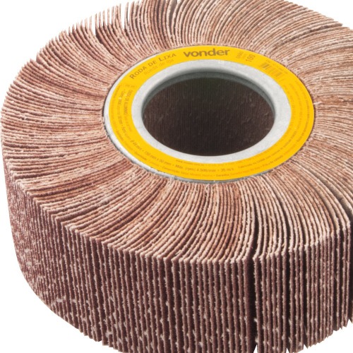 Roda de lixa 150 mm x 50 mm sem haste gr�o 100 