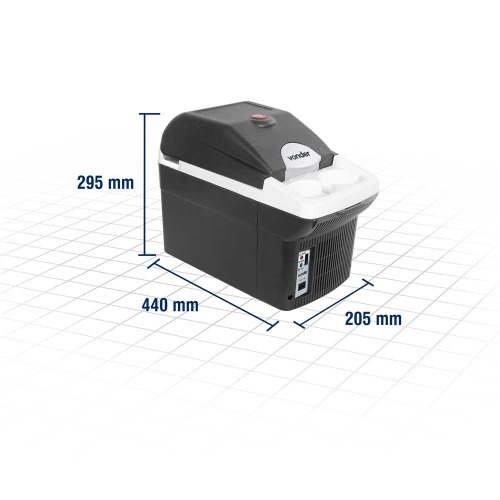 Mini geladeira port�til 8 litros 12V com fun��o aquecer  