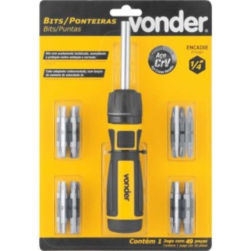 Jogo de bits e ganchos com 49 peças Jogo de bits e ganchos com 49 peças