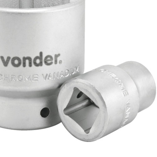 Soquete sextavado 46 mm com encaixe de 3/4