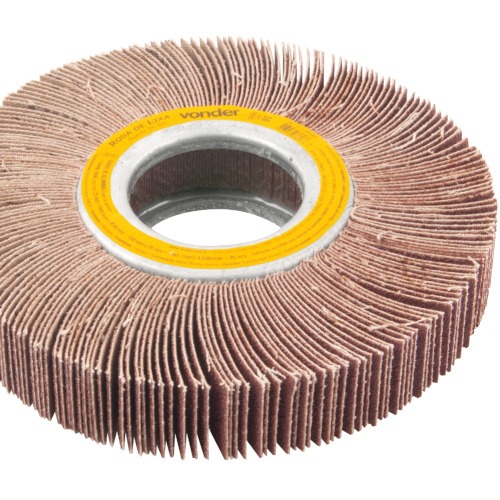 Roda de lixa 150 mm x 25 mm sem haste gro 80 