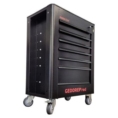 Carrinho para ferramentas fechado com 6 gavetas Black Edition - R20152106