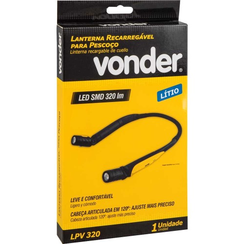 Lanterna recarreg�vel para pesco�o LPV 320