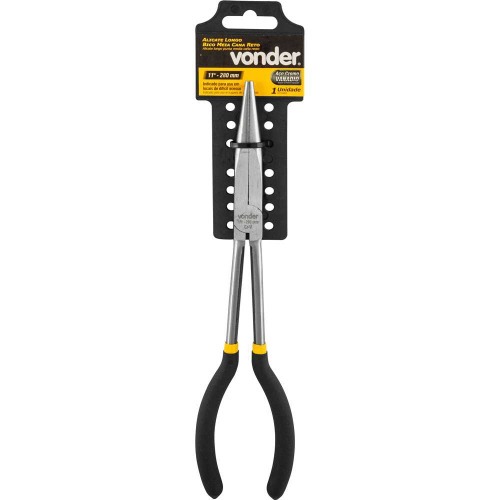 Alicate bico meia cana reto longo 11