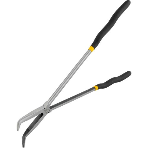 Alicate bico meia cana curvo extralongo 16