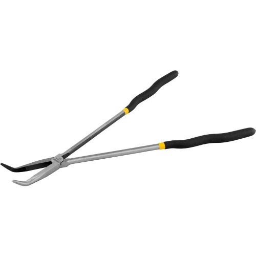 Alicate bico meia cana curvo extralongo 16