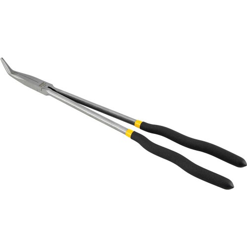 Alicate bico meia cana curvo extralongo 16