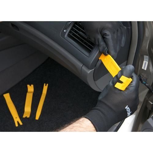 Jogo de esptulas de nylon automotivas com 4 peas