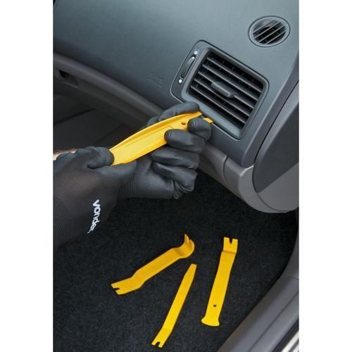 Jogo de esptulas de nylon automotivas com 4 peas