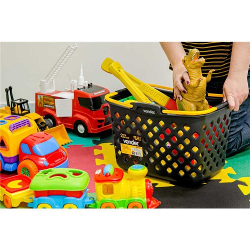 Cesto plástico para uso geral 15 kg Cesto plástico para uso geral 15 kg