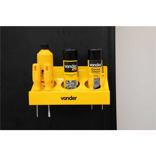 Prateleira magn�tica para chaves e latas de spray