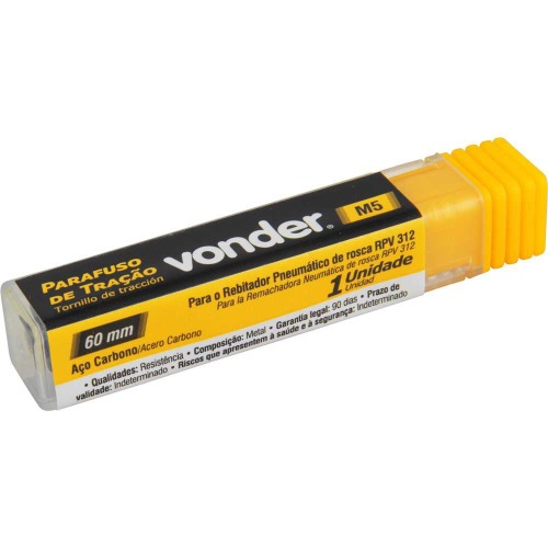 Parafuso de trao M5 para pinador Pneumtico de Rosca RPV 312