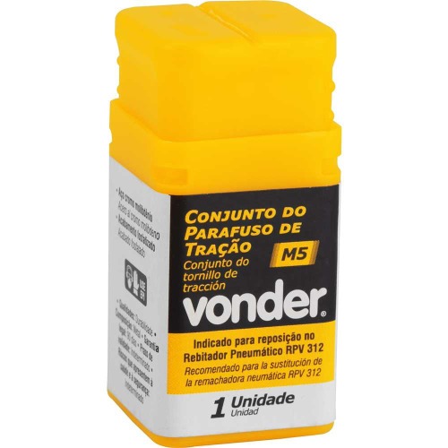 Jogo parafuso de tra��o M5 para rebitador RPV 312 com 4 pe�as