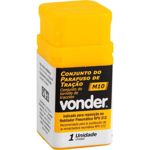 Jogo parafuso de tra��o M10 para rebitador RPV 312 com 4 pe�as