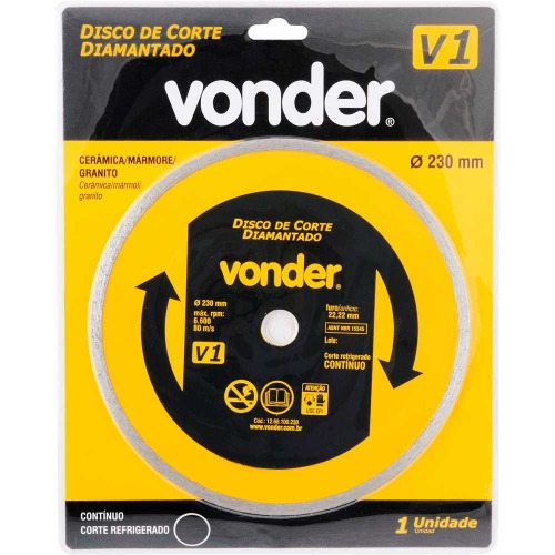 Disco diamantado cont�nuo 230 mm para m�rmore