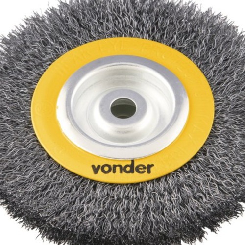 Escova de ao circular ondulada 6 x 1 x 5/8