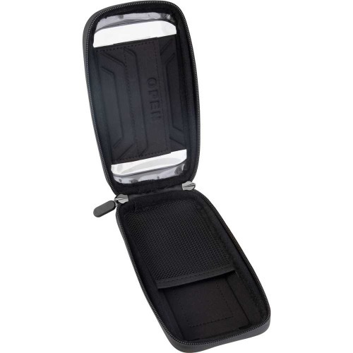 Bolsa dupla com porta-celular para bicicleta