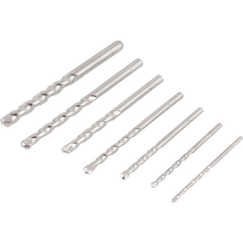 Jogo de brocas para concreto 3 a 10 mm com 7 peas