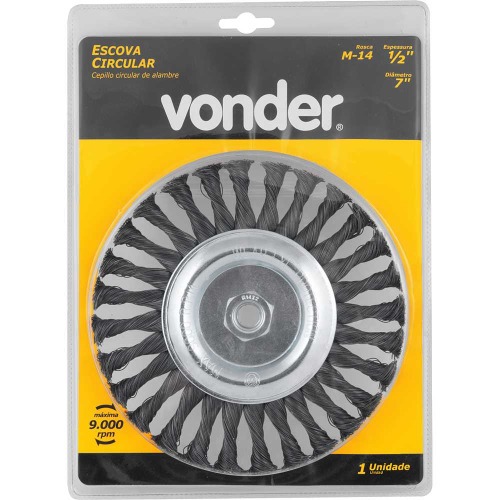 Escova de ao circular torcida 7