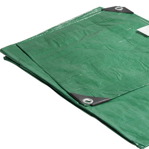 Lona de polietileno verde 3 m x 3 m