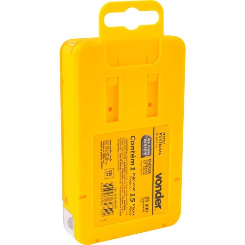 Jogo de bits encaixe sextavado 1/4