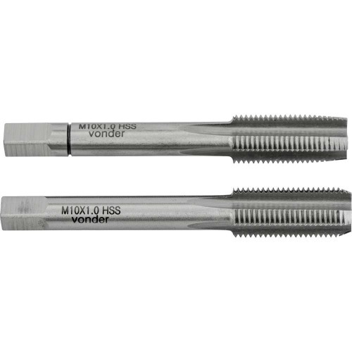 Jogo de macho manual ao rpido 10 x 1,00 mm MB com 2 peas