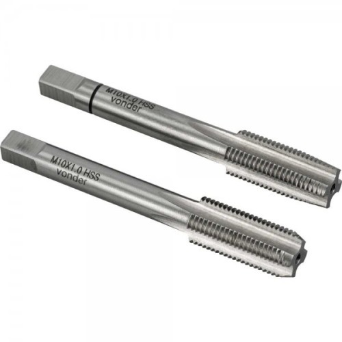 Jogo de macho manual ao rpido 10 x 1,00 mm MB com 2 peas