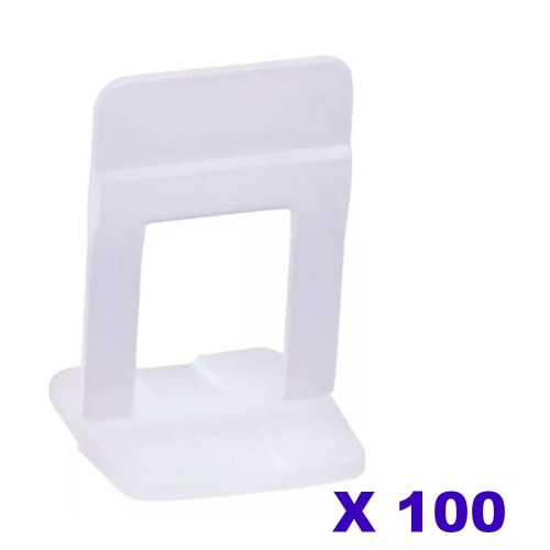Espaçador de 1,5 mm para nivelamento de piso com 100 peças - SLIM Espaçador de 1,5 mm para nivelamento de piso com 100 peças - SLIM