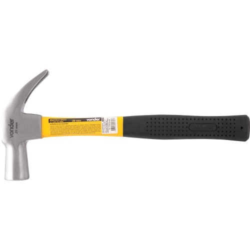 Martelo unha polido 29 mm com cabo de fibra Vonder