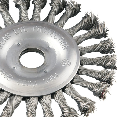 Escova de ao circular torcida 6