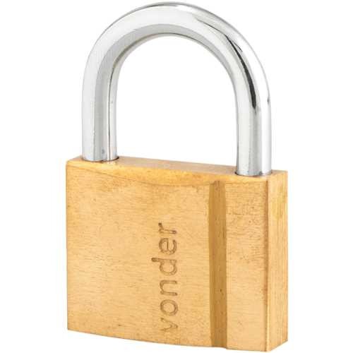 Cadeado de latão 35 mm -Vonder Cadeado de latão 35 mm -Vonder