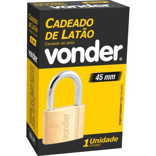 Cadeado de lato 45 mm